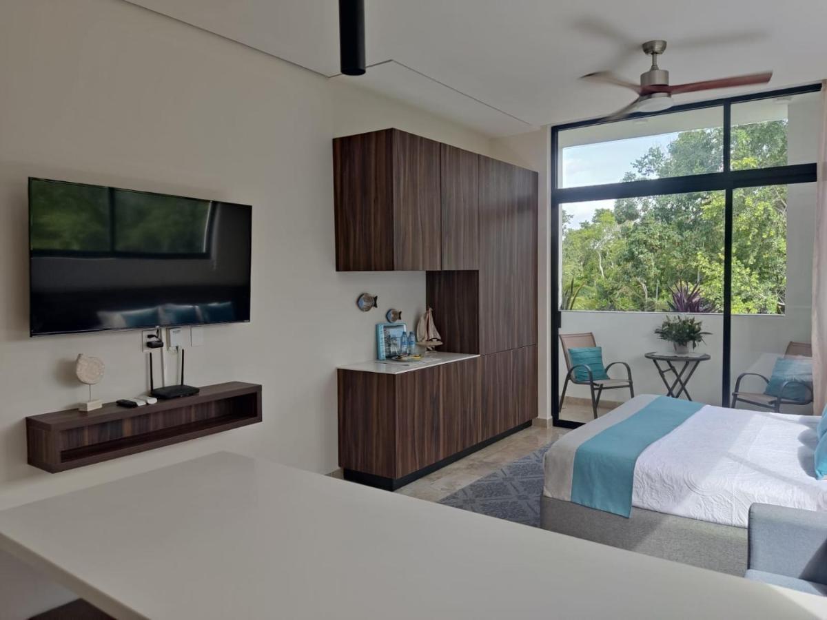 Nuevo Estudio Con Terraza Totalmente Equipado Tulum Aldea Zama Εξωτερικό φωτογραφία